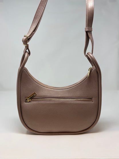 Sac à bandoulière rose platine - Sabrina