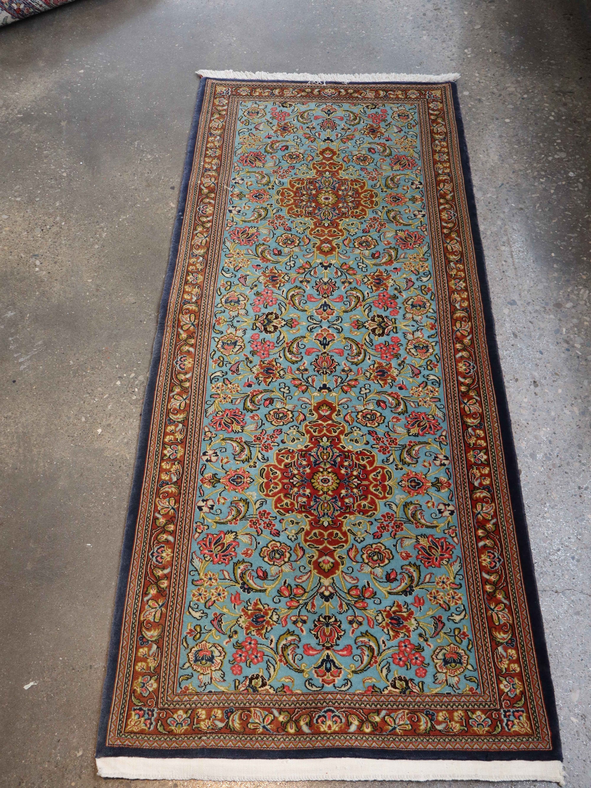 On Hold - Persian Qom Kork Wool Runner | 2' 9" x 6' 5"