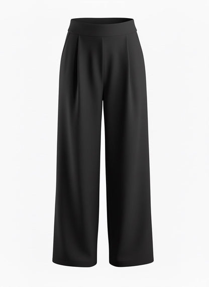 Luxeflow - Elevated Wide Leg Sweatpants Trouser Pants Black