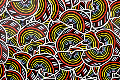 3D Rainbow Sticker