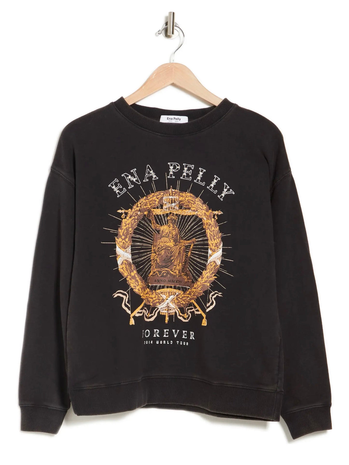 Tour Graphic Terry Cotton Sweatshirt
