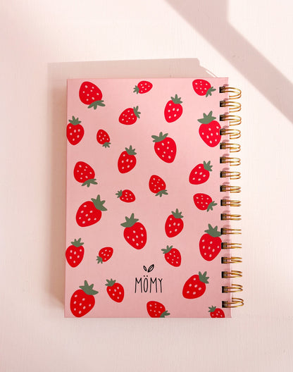 Cahier de notes "Fraises"
