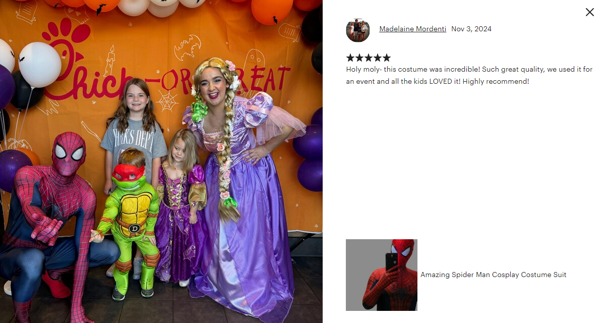 [Inventory Clearance] Super Hero Amazing Spider Cosplay Full Bodysuit Halloween Costume Zentai