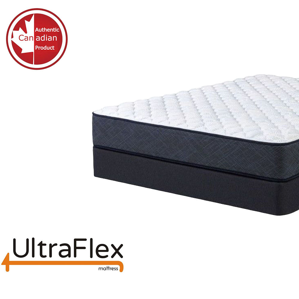 UltraFlex® RADIANCE - High-Density Natural Blend Foam Encasing, CoolTemp Cooling Gel, Eco-Friendly Orthopedic Mattress With Multiple Spinal Support Zones (Made in Canada)