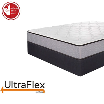 UltraFlex® PARADISE - Natural Heavy Duty Foam Blend, Low Motion Transfer, Comfort+ Quilting, Orthopedic Cool Gel, and Spinal Posture Support Eco-Friendly Mattress (Made in Canada)
