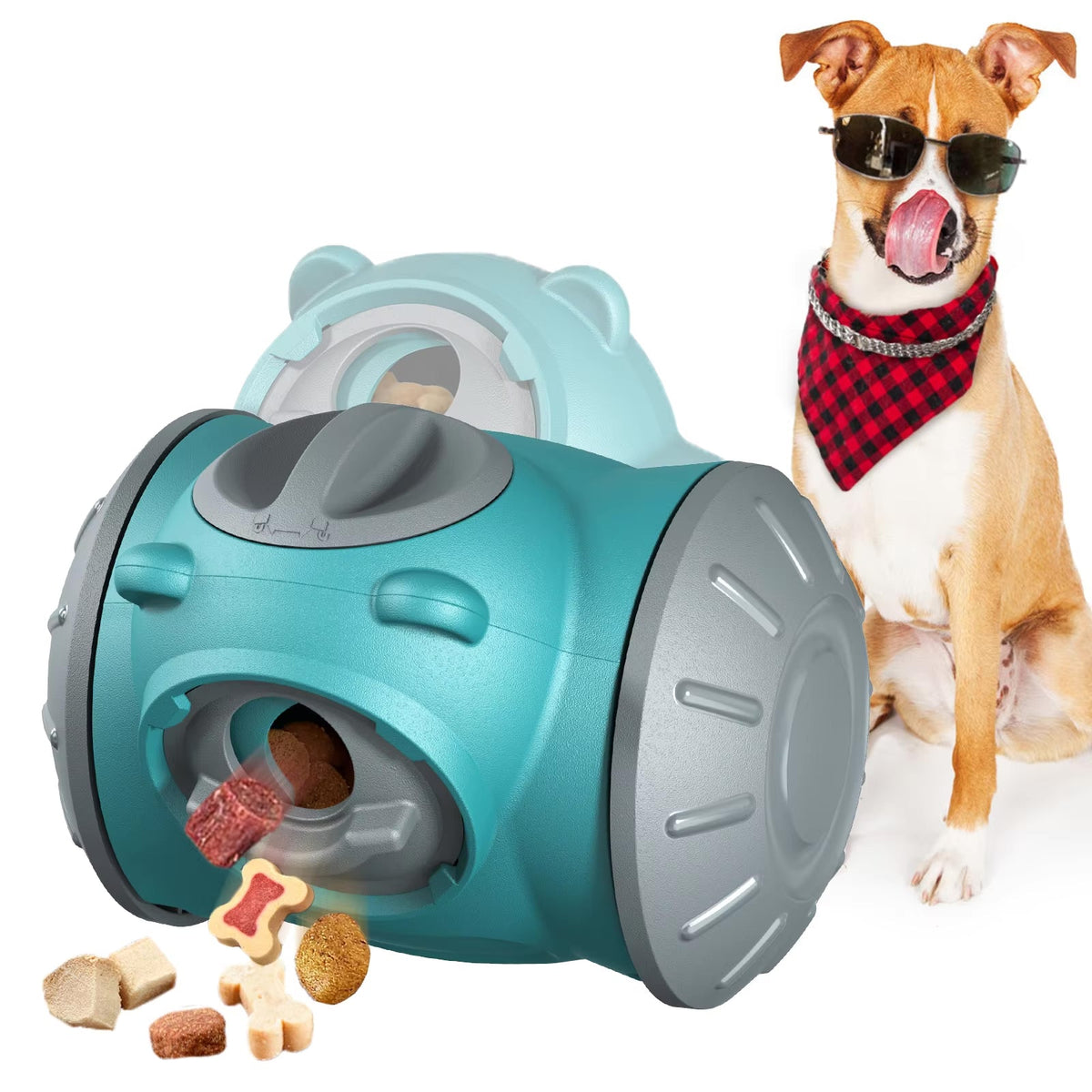 Bear Slow Feeder & Treat Dispensing Toy for Dogs