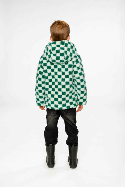 Reversible Mid-Season Jacket Forest Green