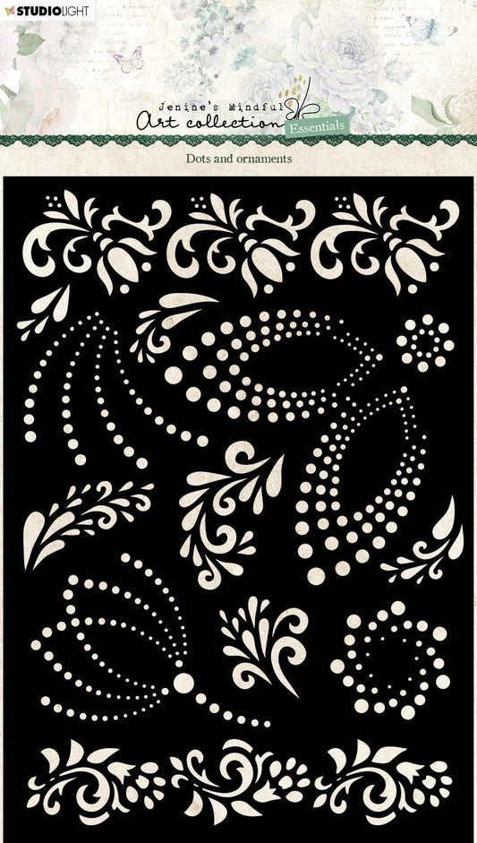 JMA Mask Dots And Ornaments Essentials 148x210x1mm 1 PC nr.75