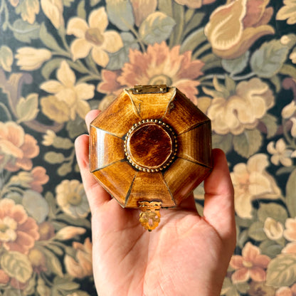 Bone & Velvet Jewelry Box