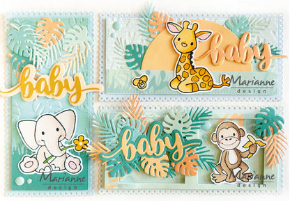 Marianne Design Craftables Die - Mini Slimline - 2 Squares