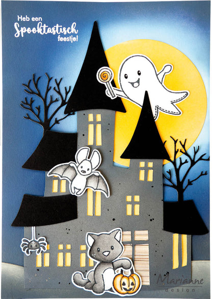 Marianne Design Stamp & Die Set - Eline's Animals - Halloween