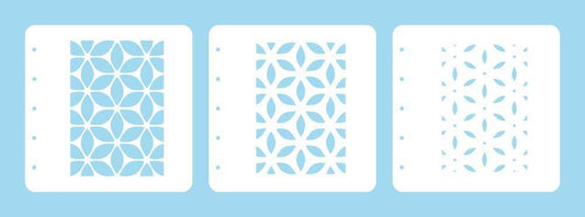 Layered combi stencil set (set of 3) Flower