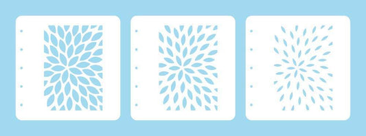 Layered combi stencil set (set of 3) Sunburst