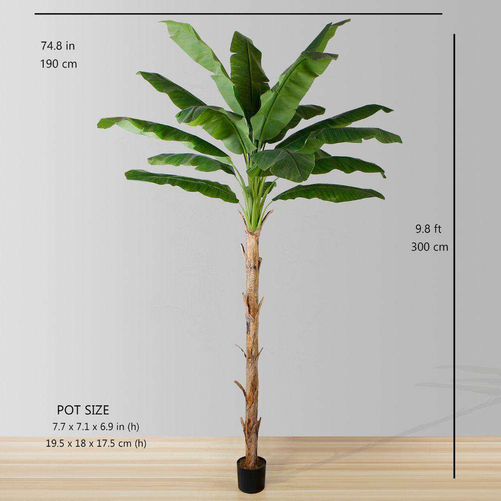 Leya Künstliche Bananenstaude Topfpflanze 305 cm