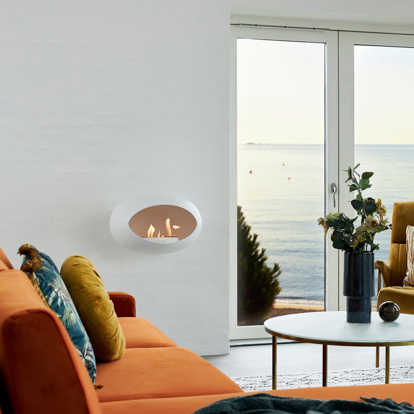 Le Feu Wall Dome <br>White