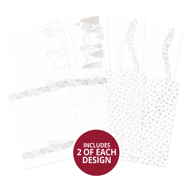 Snow Adorable Luxury Foiled Acetate