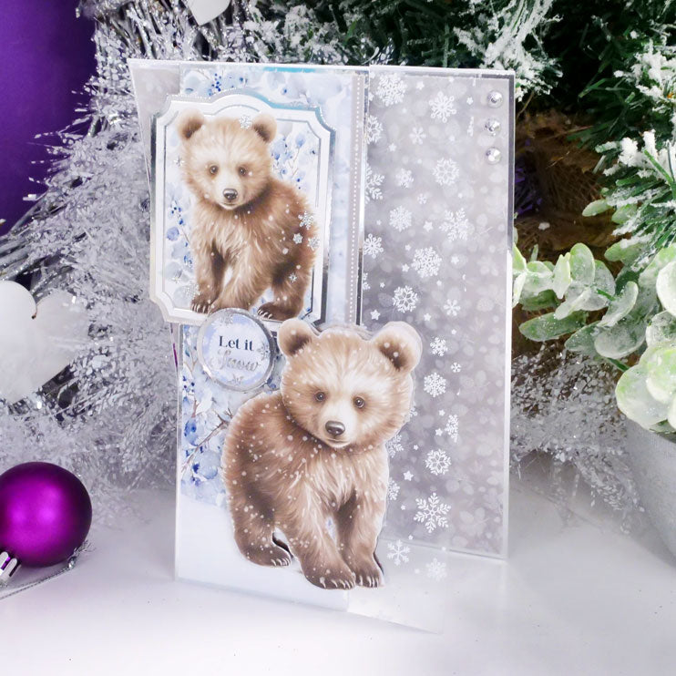Snow Adorable Luxury Foiled Acetate