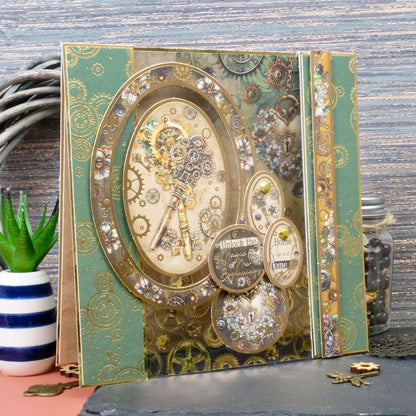 Clockwork Curiosities Luxury Foiled Cardstock