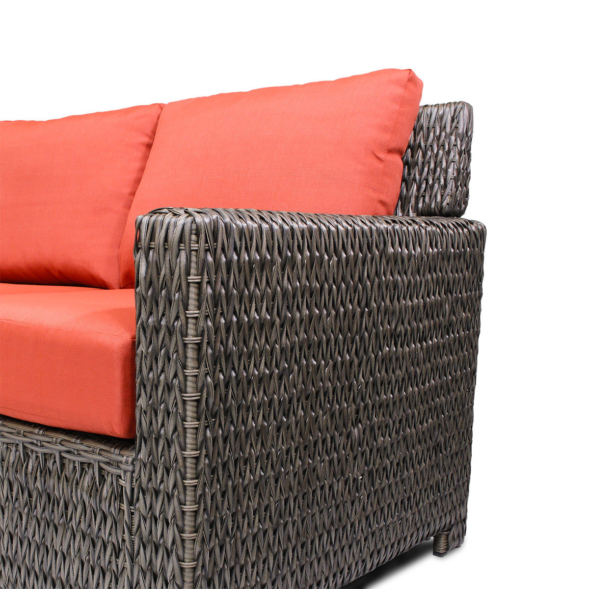 Laguna Point 6-Piece Wicker Outdoor Sectional Set with Coffee Table - AURABAGS SHOP