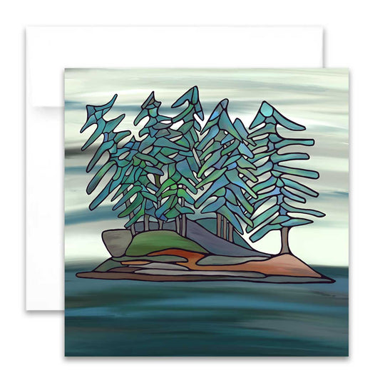 Greeting Card - Little Island