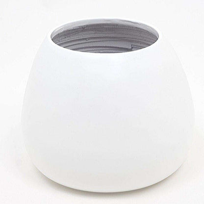 Margo - White Bamboo Floor Planter