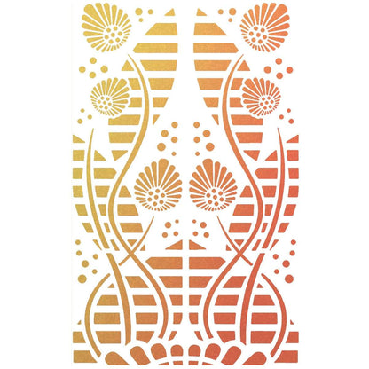 Ciao Bella Texture Stencil 5"x8" Tikal
