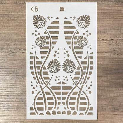 Ciao Bella Texture Stencil 5"x8" Tikal