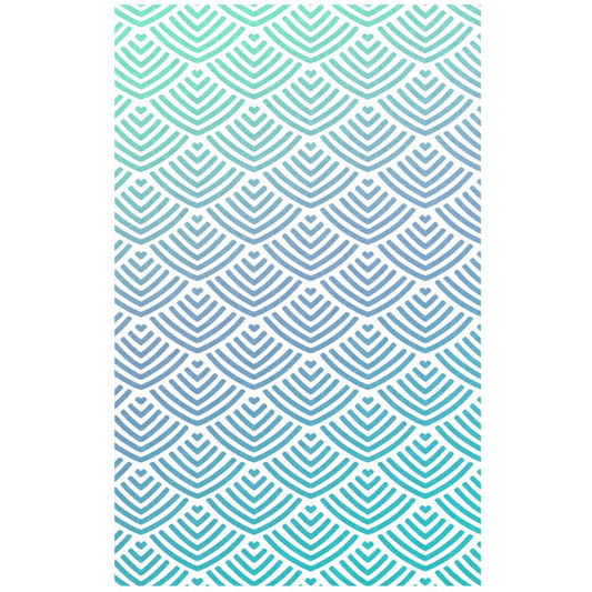 Ciao Bella Texture Stencil 5x8 Mermaid
