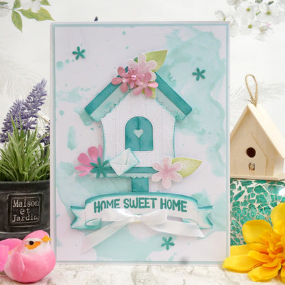 Moonstone Dies - Sweet & Stitched Birdhouse