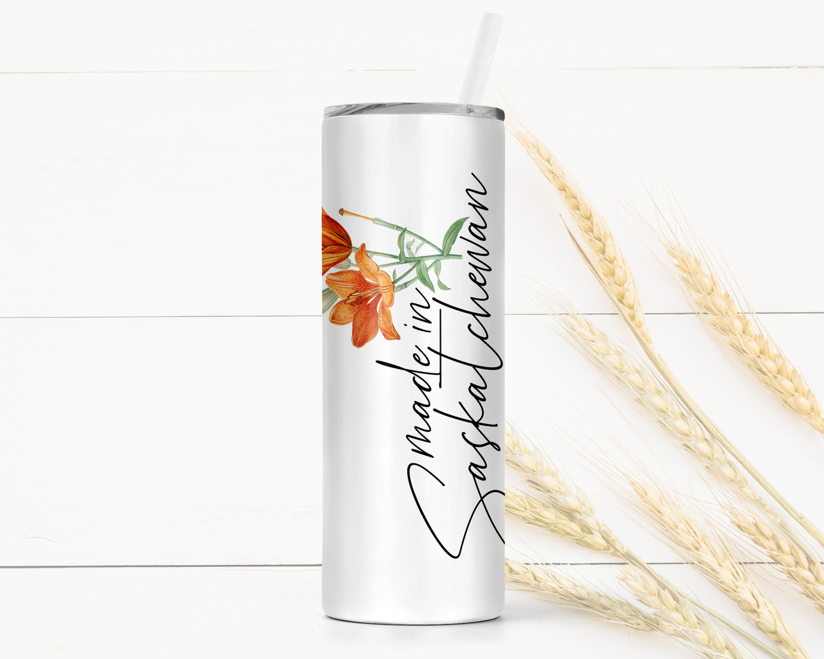 Made in Saskatchewan Skinny Tumbler | Saskatchewan Tumbler