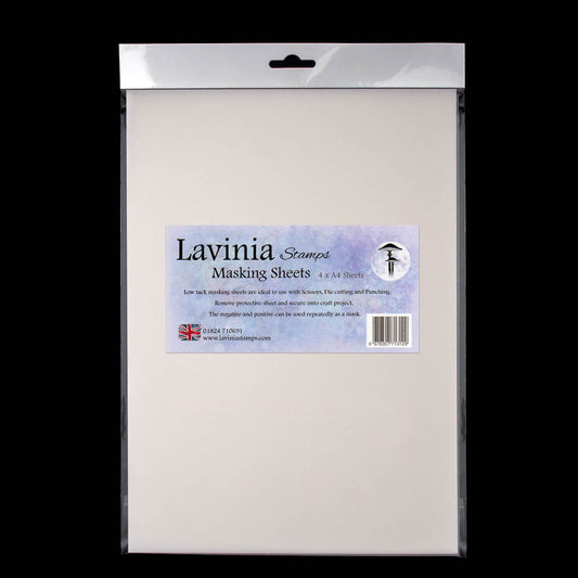 Lavinia Stamps Masking Sheets - 4 x A4 Sheets