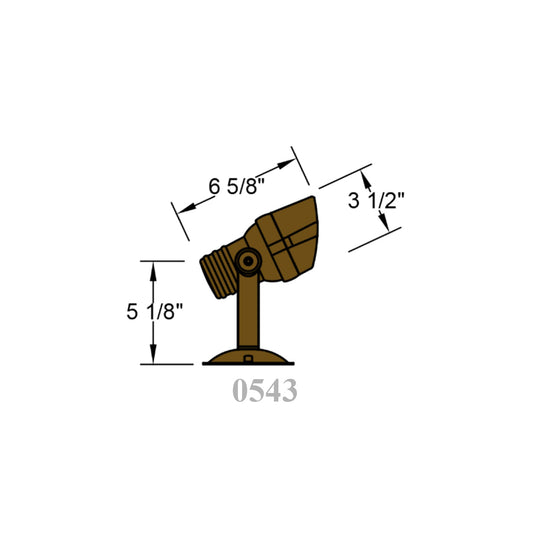 Luminaire paysager d'accentuation - 0543