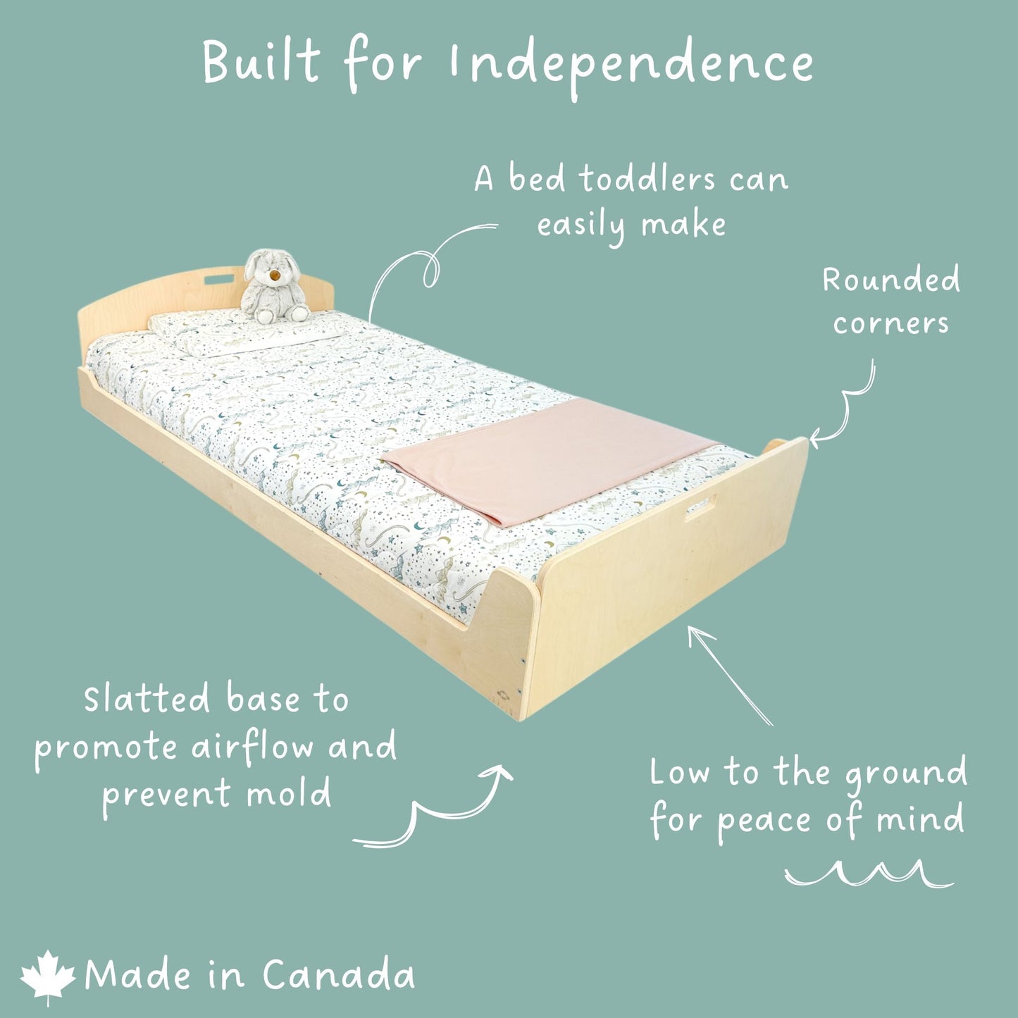 CHERRY TWIN - Montessori Floor Bed