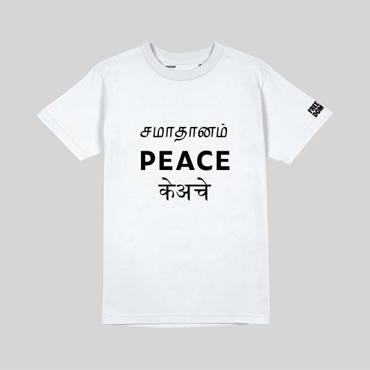 PEACE T-SHIRT - WHITE