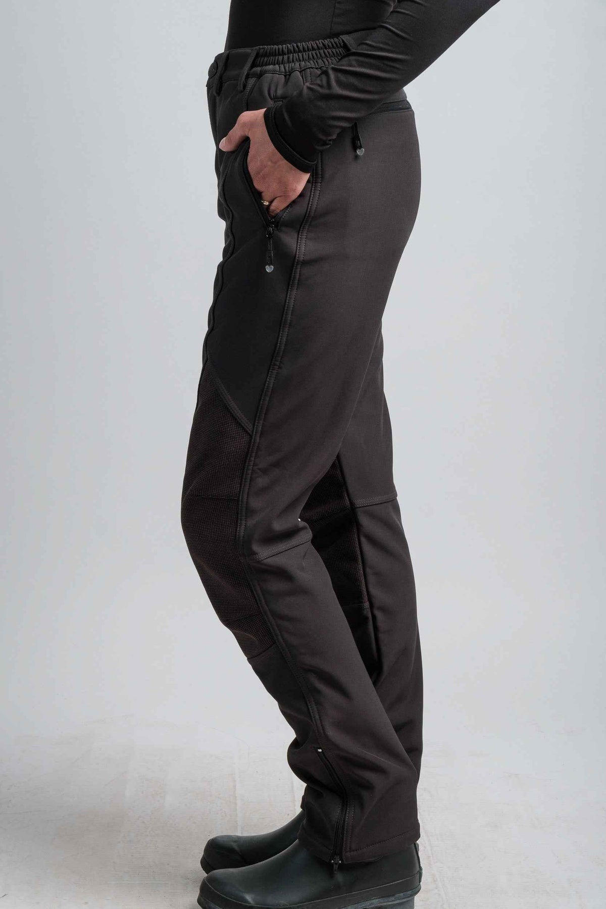 PRO Women's Gray High Waist V2 Adventure Water Resistant Pants