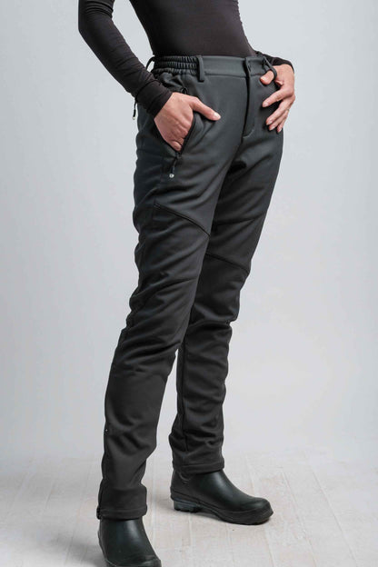 Women's Gray High Waist V2 Adventure Water Resistant Pants