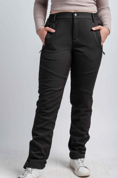 Women's Black High Waist V2 Adventure Water Resistant Pants