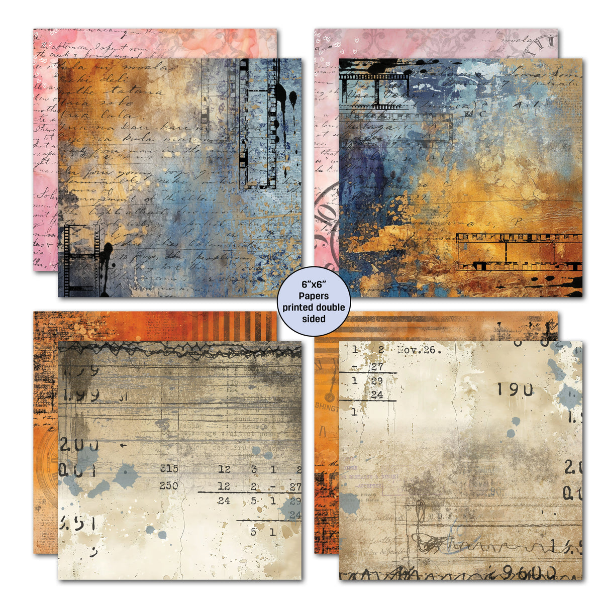 3Quarter Designs Oh Texture 6x6 Paper Pack