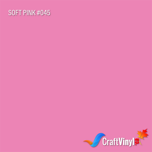 Oracal 651 Glossy Soft Pink Vinyl #045 sheets and rolls
