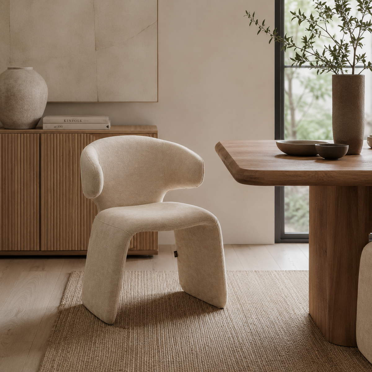 Oriana Modern Sculpted Dining Chair