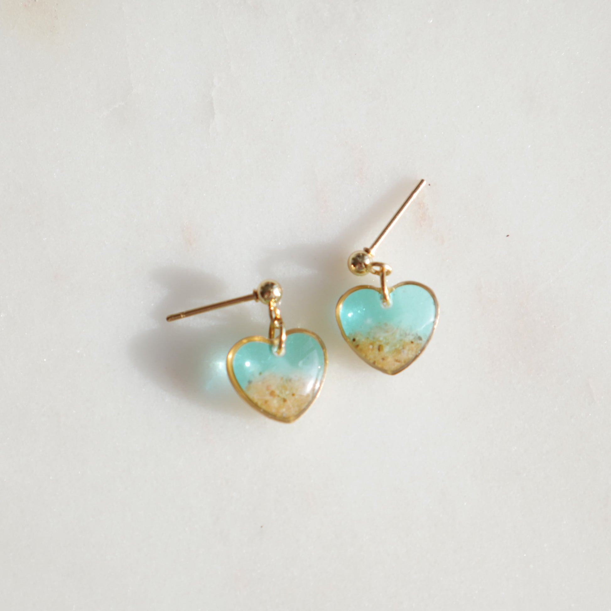Boucles d'oreilles Tulum - coeur