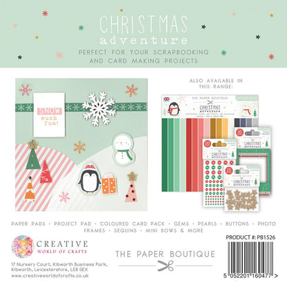 The Paper Boutique Christmas Adventure 8x8 Project Pad