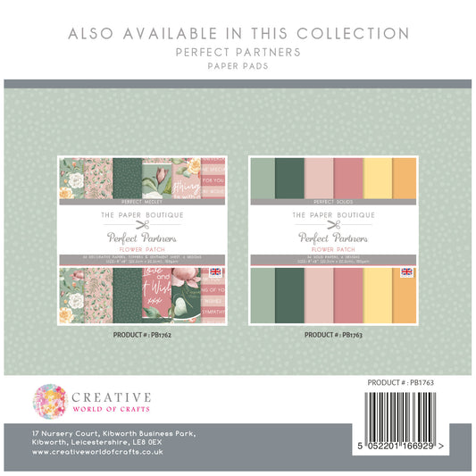 The Paper Boutique Perfect Partners Flower Patch 8 in x 8 in Colours