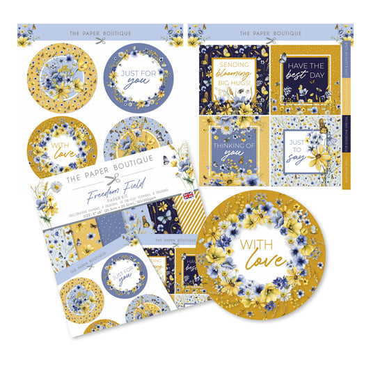 The Paper Boutique Freedom Field Paper Kit