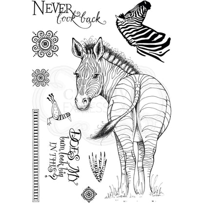 Pink Ink Designs Stripes A5 Clear Stamp