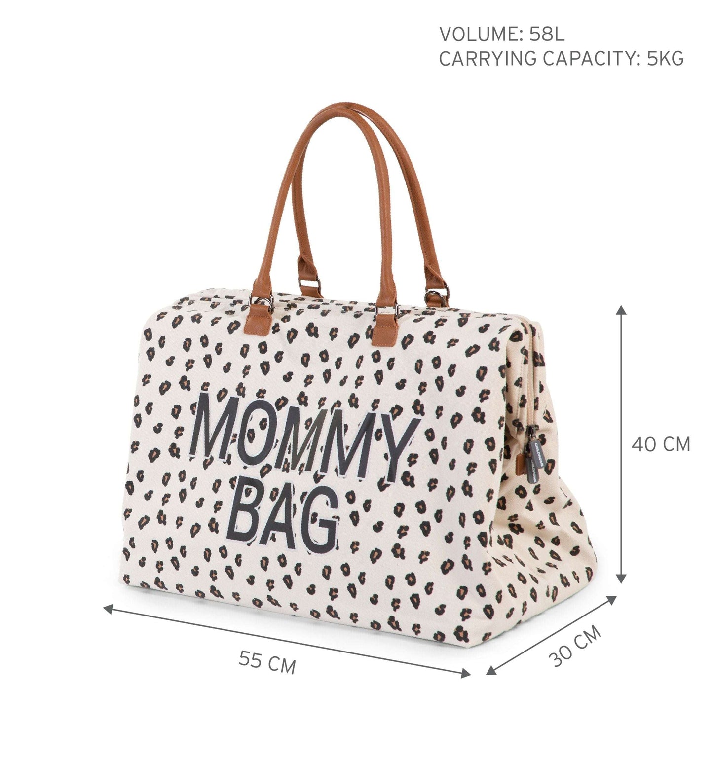 Bold Leopard Print Mommy Bag