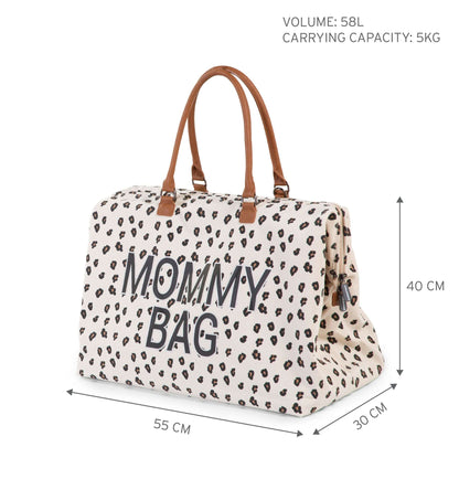 Bold Leopard Print Mommy Bag