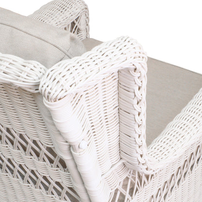 Park Meadows Wicker Loveseat Conversational Set - AURABAGS SHOP