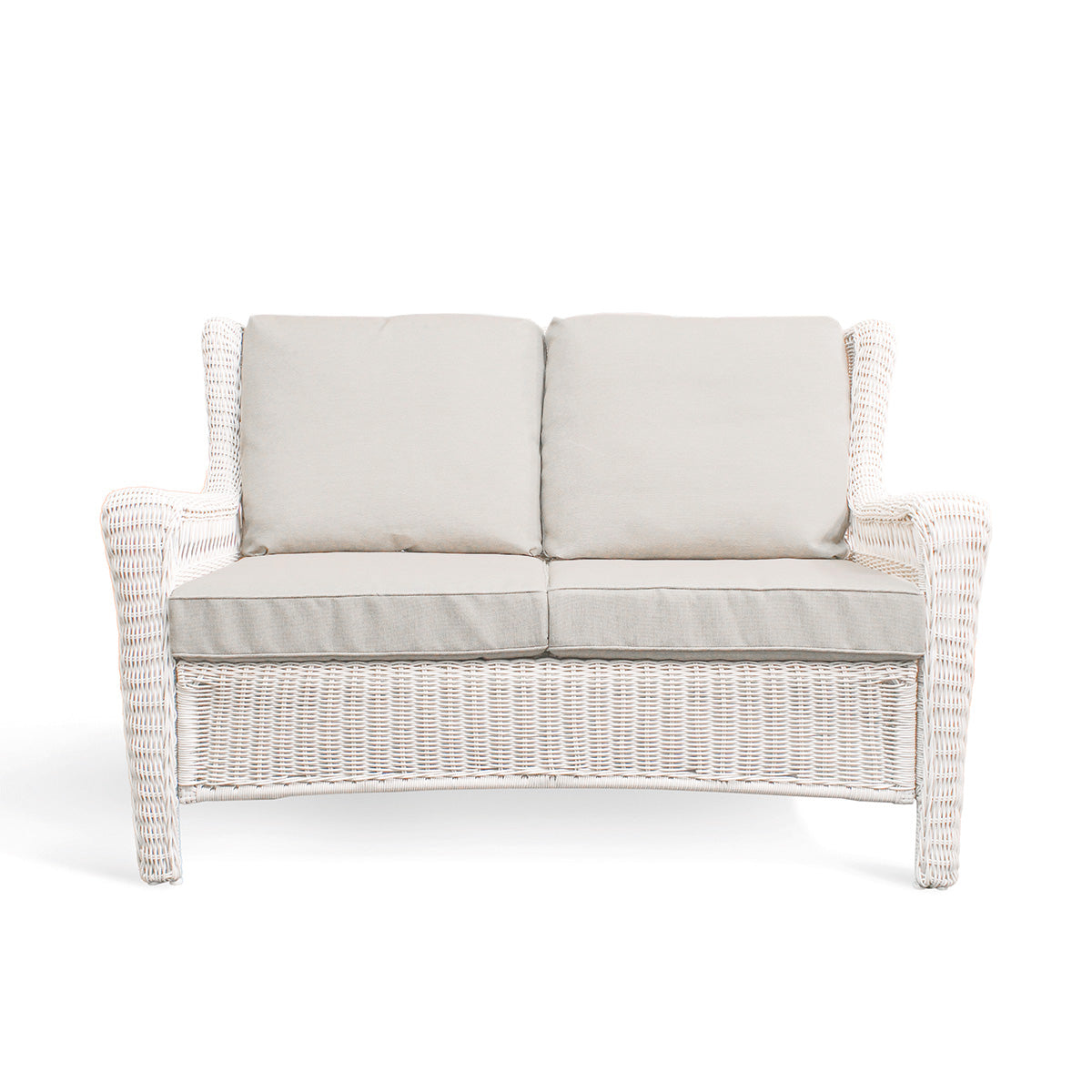 Park Meadows Wicker Outdoor Loveseat - AURABAGS SHOP