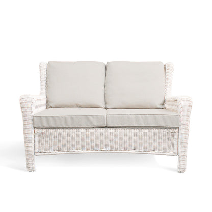 Park Meadows Wicker Outdoor Loveseat - AURABAGS SHOP